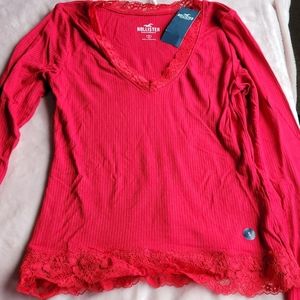 Red, Hollister Top